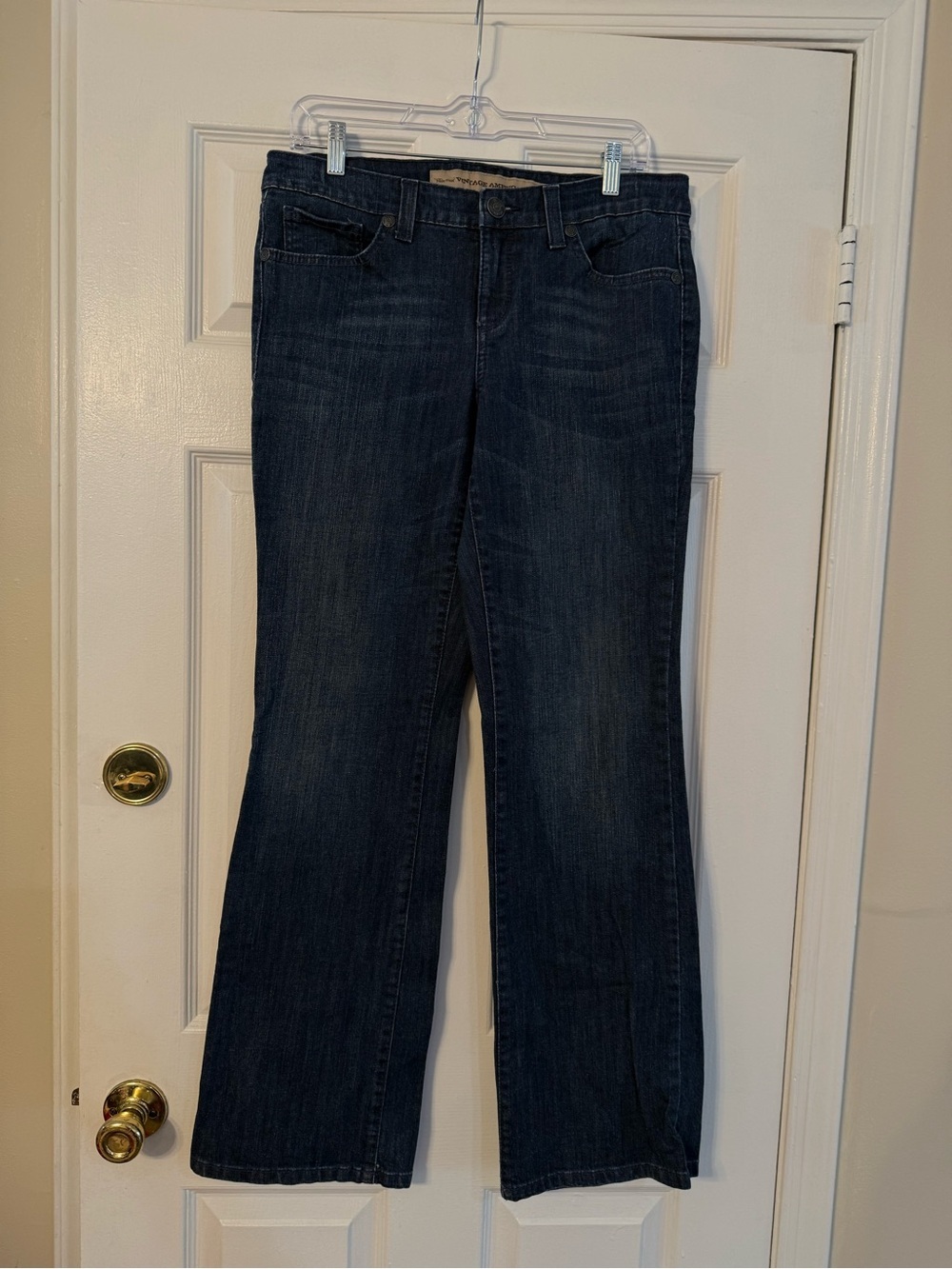 Vintage America Dark Indigo Bootcut Jeans